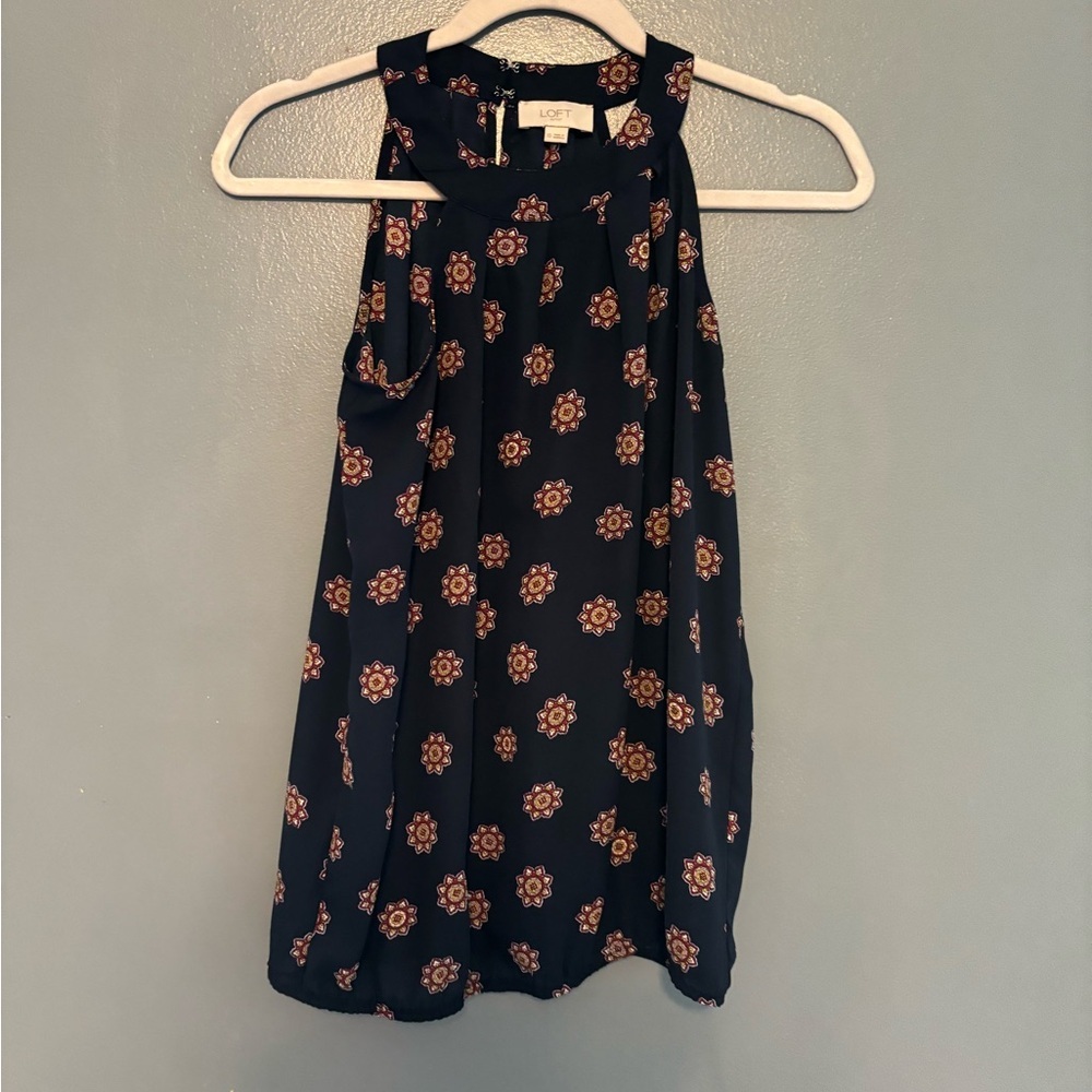 Two (2) Floral Loft Sleeveless Chiffon Blouses - Picture 8 of 10